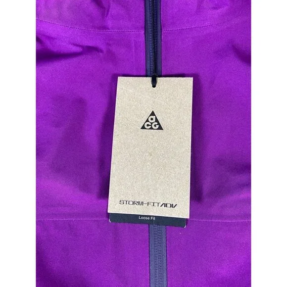 Nike ACG Misery Ridge Storm-FIT ADV GORE-TEX Jacket Size XL Men Berry FV8641-505 - Picture 9 of 12